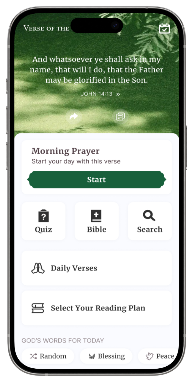 Bible Alarm app preview