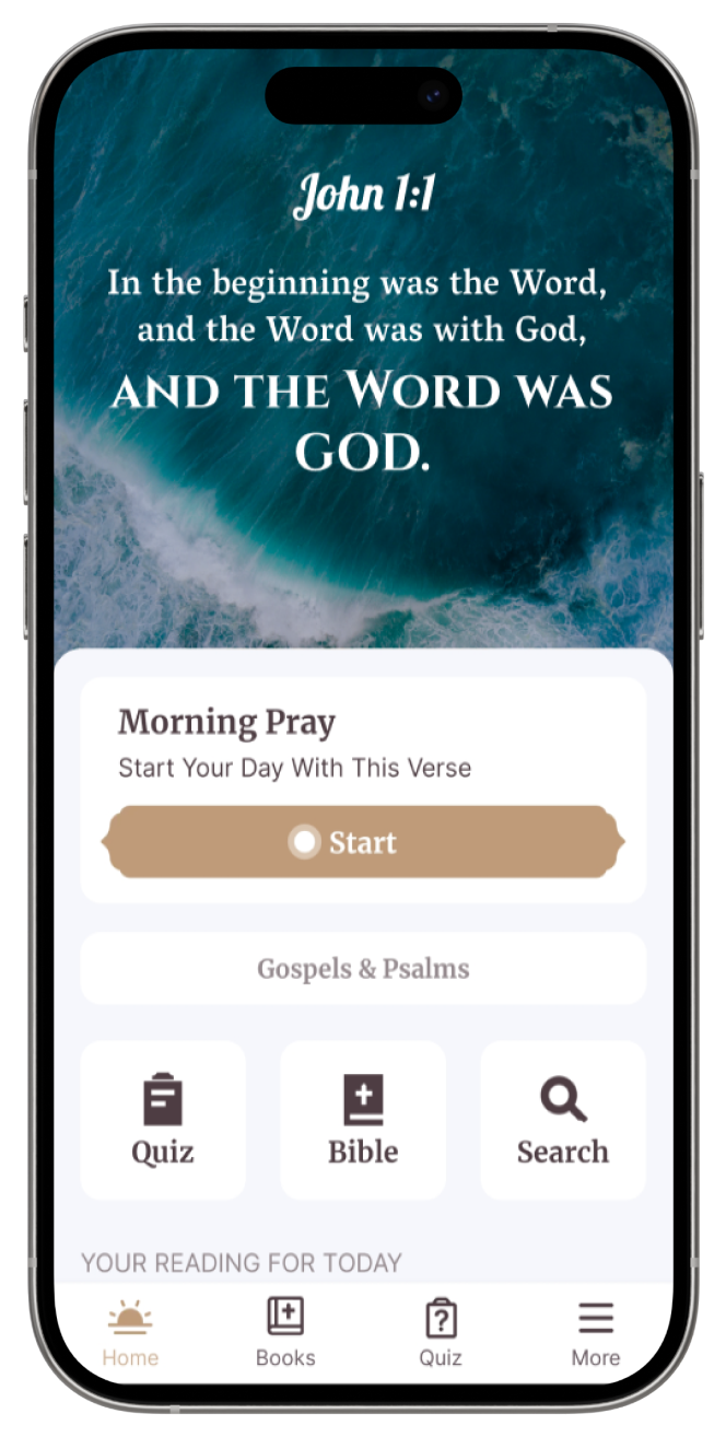 Bible Daily Verse app preview